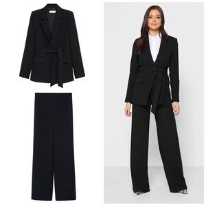 Mango Co-Ord Set Blazer Pants New